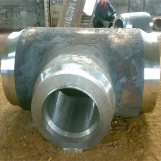 ASTM A234 WP91 Equal Tee, ASME B16.9, 18 Inch, SCH 100